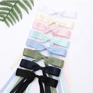 Elegant Multi-Color Hair Bows Set